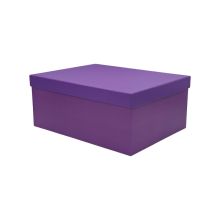 Darilna škatla kartonska, vijolična, 25x18x10.5cm