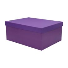 Darilna škatla kartonska, vijolična, 31x23x13.5cm