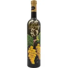 Jubilejno vino, 0.75l, poslikana steklenica - Na zdravje 70 -grozd