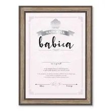 Diploma za NAJBOLJŠO BABICO, 21x29.7x1.5cm