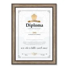 Diploma za FANTOVŠČINO, 21x29.7x1.5cm