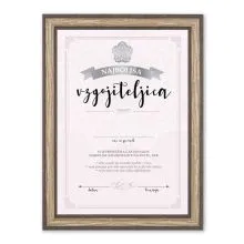 Diploma za NAJBOLJŠO VZGOJITELJICO, 21x29.7x1.5cm