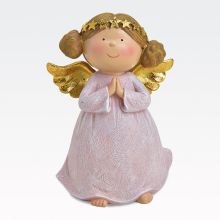 Angel, punčka s krili, keramičen, 9x13x6cm, sort.
