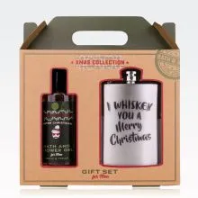 Darilni set za moške MENS COLLECTIONS XMAS, (140ml gel za tuširanje, prisrčnica 120ml), z vonjem Birch & Cedar, v darilni embalaži