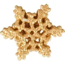 Snežinka zlata, 3cm
