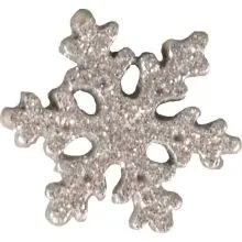 Snežinka srebrna, 3cm