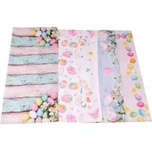 Namizni prt velikonočni 100% polyester, 80x80cm sort