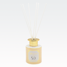 Osvežilec zraka s palčkami, Vanilla Cream, za 50 let, "GLAMOROUS AT 50", 120ml, v darilni embalaži