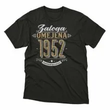 Majica moška - Zaloga omejena 1952 Takšnih ne delajo več L-črna