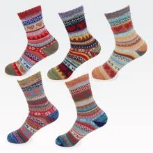 Set zimskih nogavic, za ženske, 3/1, iz volne, različne velikosti, sort.