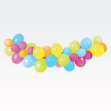 Girlanda iz balonov, "Arches Summer", (pisani baloni), lateks, 3m