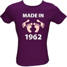 Majica ženska (telirana)-Made in 1962 M-vijolična