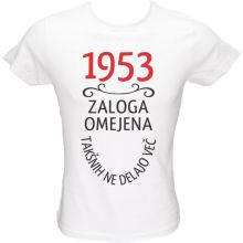 Majica ženska (telirana)-1953, zaloga omejena, takšnih ne delajo več L-bela