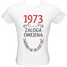 Majica ženska (telirana)-1973, zaloga omejena, takšnih ne delajo več M-bela