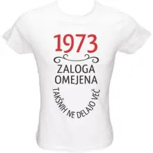 Majica ženska (telirana)-1973, zaloga omejena, takšnih ne delajo več L-bela