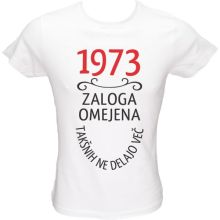 Majica ženska (telirana)-1973, zaloga omejena, takšnih ne delajo več L-bela