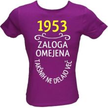 Majica ženska (telirana)-1953, zaloga omejena, takšnih ne delajo več M-vijolična
