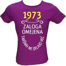 Majica ženska (telirana)-1973, zaloga omejena, takšnih ne delajo več S-vijolična