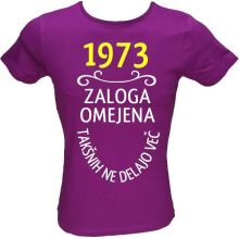 Majica ženska (telirana)-1973, zaloga omejena, takšnih ne delajo več S-vijolična