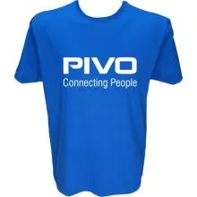 Majica-PIVO Connecting People XXL-modra