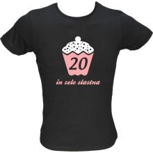Majica ženska (telirana)-20 in zelo slastna XL-črna