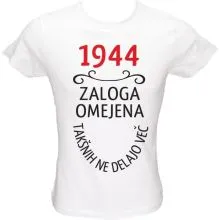 Majica ženska (telirana)-1944, zaloga omejena, takšnih ne delajo več M-bela