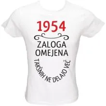 Majica ženska (telirana)-1954, zaloga omejena, takšnih ne delajo več L-bela