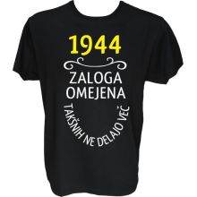 Majica-1944, zaloga omejena, takšnih ne delajo več XXL-črna