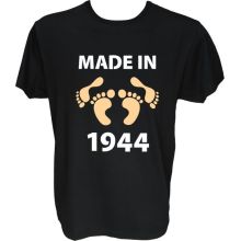 Majica-Made in 1944 noge L-črna