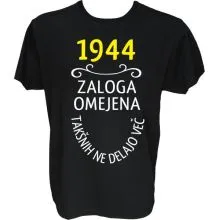 Majica-1944, zaloga omejena, takšnih ne delajo več M-črna