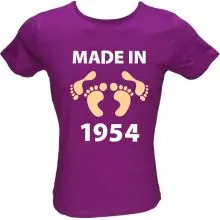 Majica ženska (telirana)-Made in 1954 noge L-vijolična