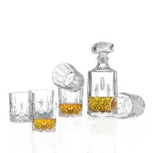 Steklenica s kozarci, set za whisky, 7/1, 950ml, 6x 320ml