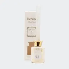 Osvežilec zraka s palčkami, Vanilla Cream, za 60 let, "GLAMOROUS AT 60", 120ml, v darilni embalaži