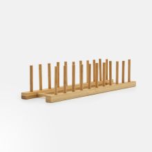 Stojalo za krožnike, iz bambusa, 42.8x12x10cm