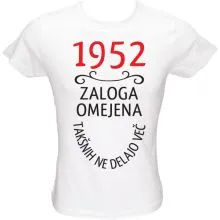 Majica ženska (telirana)-1952, zaloga omejena, takšnih ne delajo več L-bela