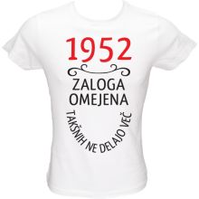 Majica ženska (telirana)-1952, zaloga omejena, takšnih ne delajo več L-bela