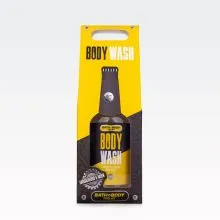 Gel za tuširanje in kopel za moške BATH + BODY TOOLKIT, 360ml, z vonjem Sandalwood&Musk, v steklenici v obliki piva