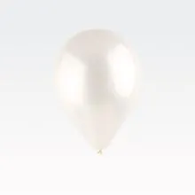 Baloni iz lateksa, 8kom, metalik beli, 30cm