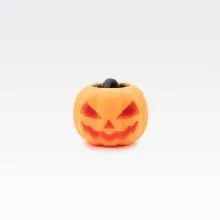 Dekoracija za Halloween - buča, guma, 6x6cm