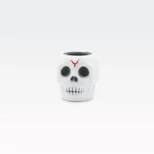 Dekoracija za Halloween - smrtna glava, guma, 5.5x6cm