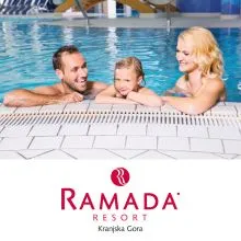 Družinsko celodnevno kopanje v Kranjski Gori za 2 odrasli osebi + 2 otroka, Vodni park Aqua Larix, Hotel Ramada resort Kranjska Gora (Vrednostni bon, izvajalec storitev: HIT ALPINEA D.O.O.)