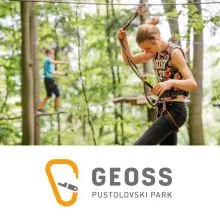 Družinska vstopnica za Pustolovski park Geoss 2 odrasla + 2 otroka, Pustolovski park Geoss, Vače (Vrednostni bon, izvajalec storitev: PUSTOLOVSKI PARK GEOSS D.O.O.)