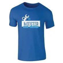 Majica moška - Mojster na delu,  XXL - temno modra
