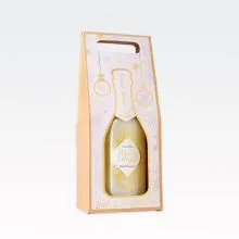 Gel za tuširanje in kopel WINTER MAGIC, 180ml, z vonjem Frosted Vanilla, s steklenici za penino