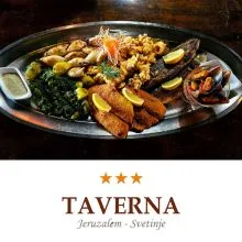 Ribja plošca za 2 osebi, Gostišce Taverna, Jeruzalem (Vrednostni bon, izvajalec storitev: DINO KRUHOBEREC S.P.)