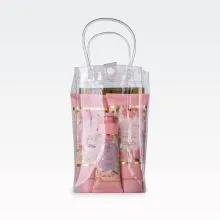 Kopalni set, BLOSSOM, 3/1, (200ml gel za tuširanje, 200ml losjon za telo, 60ml krema za roke in nohte), z vonjem jasmin/breskev v prozorni PVC vrečki
