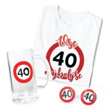 Darilni set Vse najboljše 40