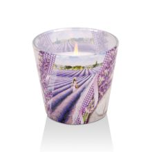 Sveča dišeča v steklu, Lavender Kiss, 115 g, sort.
