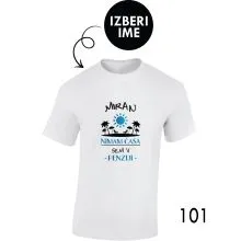 Moška personalizirana majica – x Srečen upokojenec