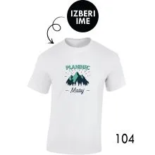 Moška personalizirana majica - Planinec X